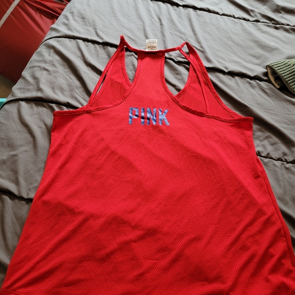 2 for $15 Pink (Victoria Secret) Texas Rangers Tank Top - Picture 2 of 3